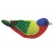 Handmade Felt Bird Ornament for Garden or Home Decor 5 Inch Wool